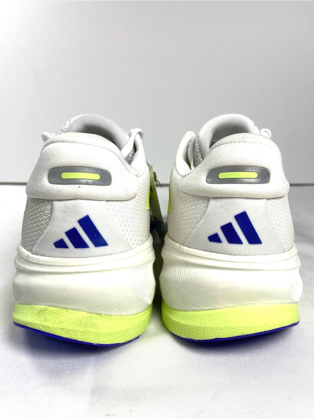 adidas Supernova Rise 2 M Running Shoes White Lime Blue Men’s 11.5 IH8662 NWOB